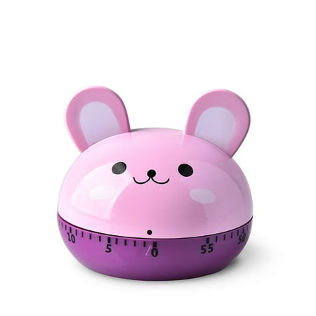 

JOYLA Mechanical Alarm Kitchen Display Cooking Timer Cute Cartoon Timers 60 Minutes Rotate Reminder Loud Alarm Counters