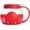 Red, variant on Ecolution Patented Micro-Pop Microwave Popcorn Popper with Temperature Safe Glass, 3-in-1 Lid Measures Kernels and Melts Butter, Made Without BPA, Dishwasher Safe, 1.5-Quart, Teal
