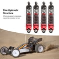 thumbnail image 3 of 1/10 Scale 95mm RC Shock Absorbers, Aluminum Alloy Oil Filled 4 Pack Set for Off Road Crawling High Speed Racing Performance Upgrade, 3 of 7