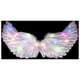 thumbnail image 2 of Alas En Forma De Golondrina De 65x35 Cm, ​​Luz LED Con 3 Modos Para Mujeres, Niñas Halloween Navidad, 2 of 6
