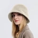 thumbnail image 4 of Sombreros de invierno para mujer, gorro de lana cálido, gorro de punto de oso para mujer, gorro de mujer, 4 of 4