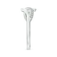 thumbnail image 3 of ANGARA Natural 0.17 Ct. Diamond Fashion Ring in 14K White Gold for Women (Ring Size: 3.5), 3 of 9