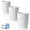 White, variant on WarmHaven Bathroom Small Trash Can with Trash Bag Plastic Garbage Can Round Waste Basket for Bathrooms, Laundry Room, Kitchens, Offices, Kids Rooms, Dorms, 1.8 Gallons, 3 Pack (White Grey Black)