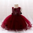 thumbnail image 3 of Peyan 3-24M Infant Newborn Baby Girl Princess Dress Birthday Party Christmas Formal Tutu Sleeveless Dresses, 3 of 8