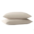 thumbnail image 3 of TRULY SOFT Green Solid Beige King Pillowcase Pair, Solid Color Themed, Oeko-TEX Certified Confidence, 3 of 7
