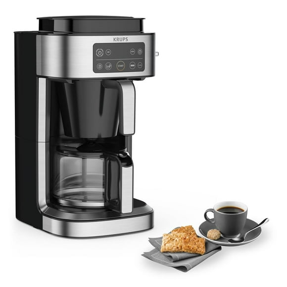 Krups Cafetera de Filtro Krups Aroma Partner, Acero Inoxidable, Jarra de 10 tazas que preserva fresc multicolor