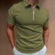 thumbnail image 3 of Camiseta de manga corta para hombre, informal, de verano, lisa, para vacaciones, para el día a día, 3 of 5