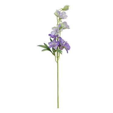 Mainstays 19" Artificial Silk Purple Delphinium Short Stem