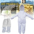 thumbnail image 3 of Full Body Beekeeping Clothes Professional Beekeepers Clothes Protection Beekeeping Suit Safty Veil Unisex Children Protective, 3 of 7