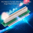 thumbnail image 1 of Tarjeta De Conversión Adaptador de tarjeta vertical PCI macho a hembra de 32 bits y 90 grados en ángulo recto (hacia adelante), 1 of 7