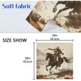 thumbnail image 7 of GZHJMY Western Desert Cowboy Cloth Napkins Set of 1,Reusable Washable Polyester Dinner Table Napkins for Kitchen,Dining,Restaurant,Party Decoration, 7 of 7