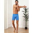 thumbnail image 5 of DARING DIVA Men's Elastic Waistband Soft Mid-Waisted Solid Underwear 36 Blue, 5 of 7