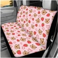 thumbnail image 3 of Binienty 14 PCS Car Seat Covers Front and Backseat Cute Ladybug Auto Seat Covers & Accessories with 15 Inch Steering Wheel Cover Safety Belt Pads Armrest Pad Headrest Cover for Vehicle Interior Set, 3 of 8