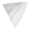 thumbnail image 2 of Zorion Garden Cleaning Leaf Rake Head Plastic 24 Tine Wide Lawn Equipment Accessory for White, 2 of 9