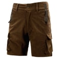thumbnail image 4 of CONZONE Mens Casual Cargo Shorts Buttons Summer Shorts for Men Solid Color Lightweight Loose Fit Workout Gym Shorts With Pockets, 4 of 7