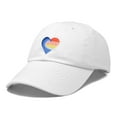 thumbnail image 4 of DALIX Heartwave Hat Embroidered Surf Baseball Cap Womens in White, 4 of 6