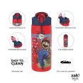 thumbnail image 5 of Zak Designs Mario Movie 25 ounce Reusable Plastic Water Bottle with Straw, Mario, 5 of 8