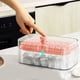 thumbnail image 1 of pstuiky Bandejas para cubitos de hielo bandeja para cubitos de hielo con tapa y recipiente 32 moldes para cubitos de hielo fácil liberación y ahorro de espacio, 1 of 7