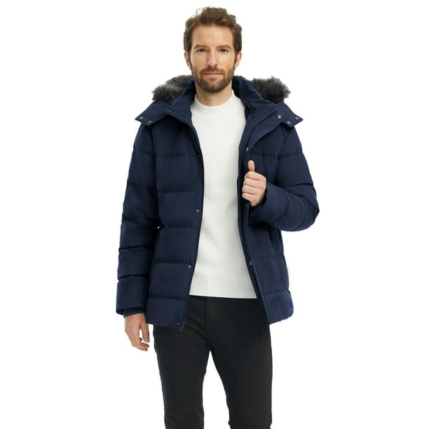 Big fur hood puffer jacket hotsell
