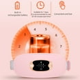 thumbnail image 4 of Portable Cordless Heating Pad for Menstrual Cramps Pain Relief Fast Heat Pads with 3 Heat Settings and Vibration Modes Electric Waist Heating Pad Belly Warming Waist Belt for Women and Gi, 4 of 9