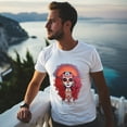 thumbnail image 5 of Plus Loose Men's T-Shirt TopSkull Graphic Tees Crew Neck Short Sleeves Casual Summer Sports Best Oversize Tee XS-5XL, 5 of 5