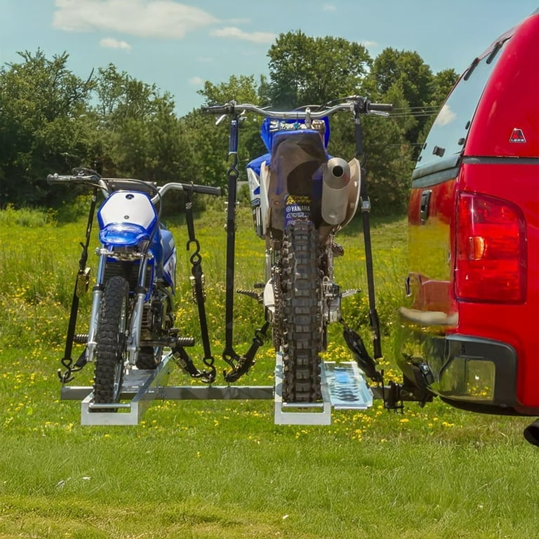 Black Widow Aluminum Double Motorcycle Carrier AMC-600-2