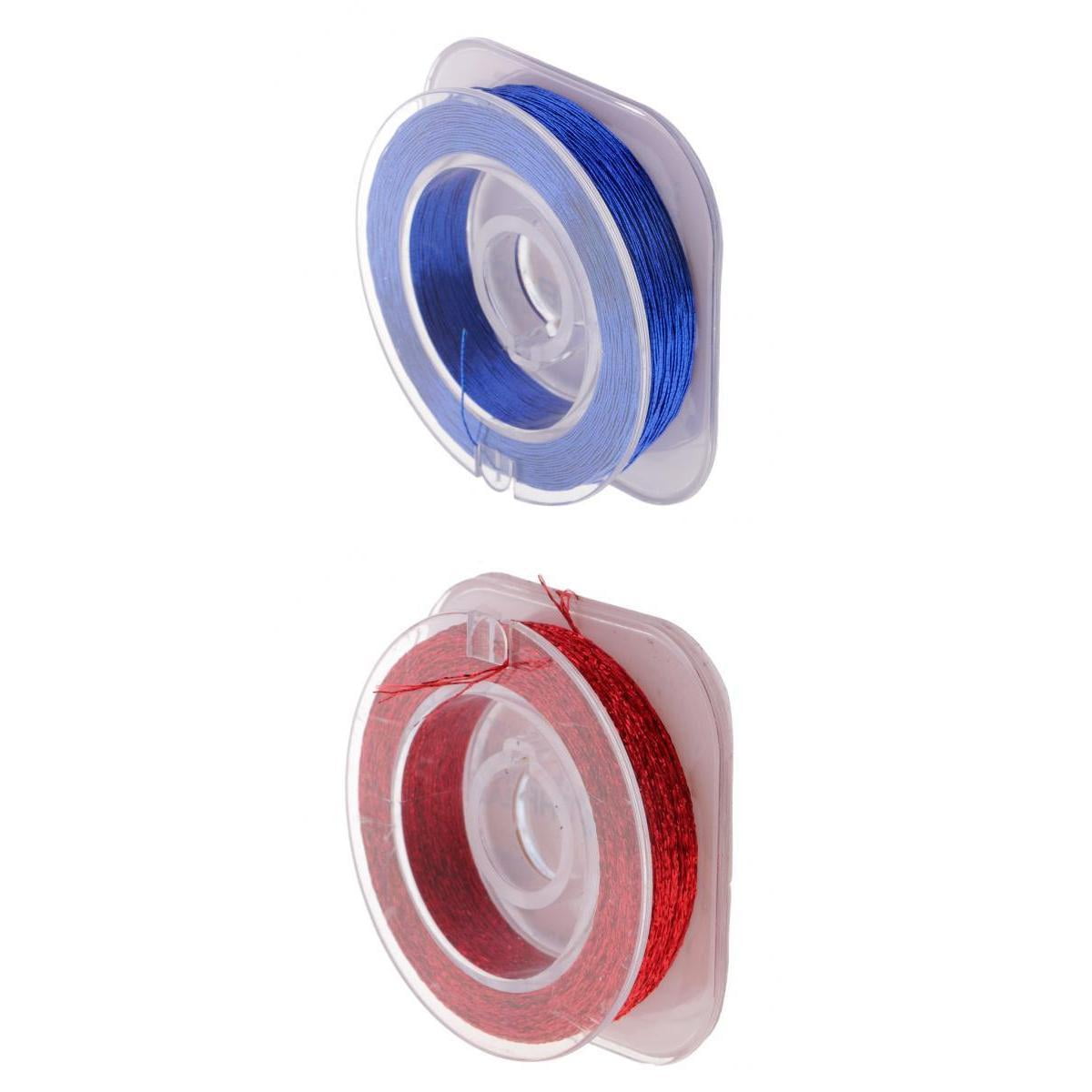 2PCS 50m Fishing Rod Guide Wrapping Line Rod Building Repair Thread