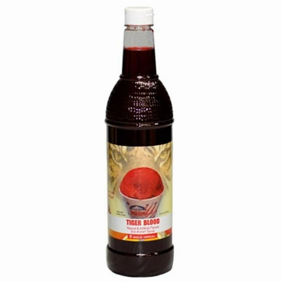 1433 25 oz. Tiger Blood Flavored Sno-Kone Syrup- Pack Of 12