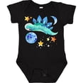 thumbnail image 3 of Inktastic Stegosaurus Space Dinosaur with Stars and Planet Boys or Girls Baby Bodysuit, 3 of 5