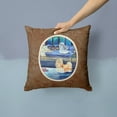 thumbnail image 2 of Carolines Treasures 7082PW1414 Shih Tzu Double Trouble Fabric Decorative Pillow  14Hx14W multicolor, 2 of 4