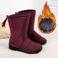 thumbnail image 3 of Ablanczoom Snow Boots for Womens: Warm Fur No-slip Winter Woman Ankle Booties, 3 of 6