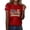 Red, variant on MEICHEN 250th Anniversary USA Shirt Short Sleeve Round Neck T Shirt Fashion Casual Blouse Top Summer Clothing