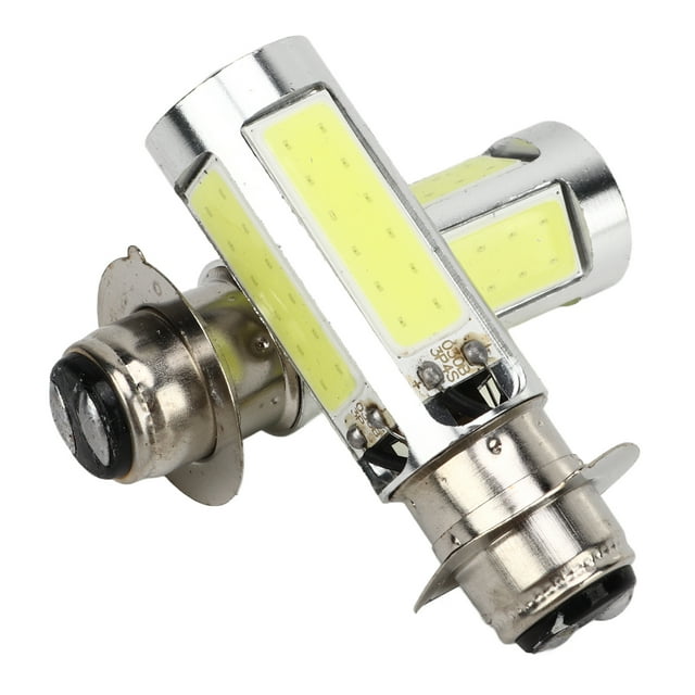 Faros Delanteros LED De Mazorca De 2 Piezas, Faro De Bicicleta De Motor H6000 H6000 H6M Con Diseño A Prueba De Vibraciones Para Motocicleta, ATV