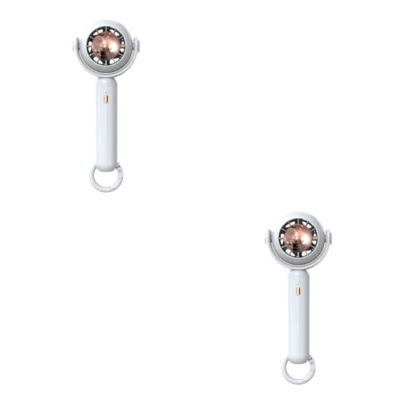 Billuyoard Ventilador portátil ABS alimentado por colgante de viaje interruptor de botón de Color sólido ventiladores de refrigeración de Type5 NO5