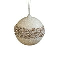 thumbnail image 2 of Gold Crackle Christmas Ornaments - 4 Inch Shatterproof Tree Decor, Luxury Party Ball Pendants, Premium Glitter Hanging Decorations, 2 of 6