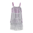 thumbnail image 1 of Robe à Franges à Sequins pour Petites Filles - Tenue de Concert Sans Manches à Pompons pour Fête, 1 of 4