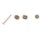 thumbnail image 5 of 100 Pares de Pendientes de Hierro Perfecl Dorado claro Postes y respaldos para aretes, 5 of 8