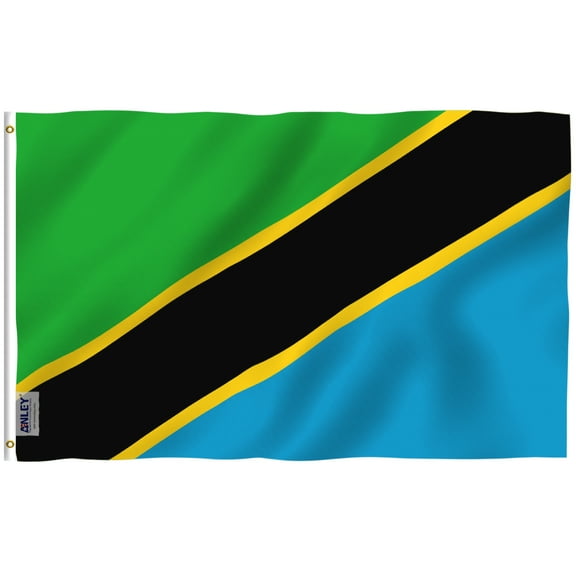 ANLEY 3 ft x 5 ft Tanzania flag Tanzanian Flags Polyester