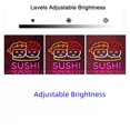 thumbnail image 4 of Letrero De Neón Sushi Con Luz LED Regulable Por USB Para Negocios, Hogar, Bar, Cocina, Restaurante Japonés, Supermercados, Decoración, 38cmx32cm, 4 of 7