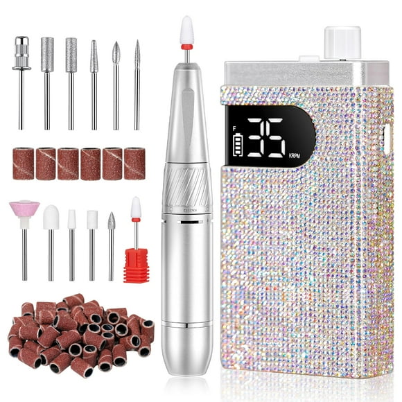 Taladro de uñas eléctrico CHRISTINE SHELLY recargable 35000 RPM
