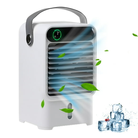 Ventilador de refrigeración con circulación de agua, ventilador de aire acondicionado de 3 velocidades, ventilador de refrigeración con pantalla Digital para dormitorio, oficina, sala de estudio en casa