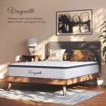 thumbnail image 3 of Queen Mattresses, 10 Inch Hybrid Queen Size Mattress in a Box, Pillow Top Queen Bed Mattress, Gel Memory Foam Pocket My Lux Decor Round, 3 of 6