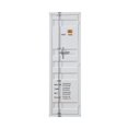 thumbnail image 3 of ACME Cargo Wardrobe Metal Armoire with 1 Door in White, 3 of 5