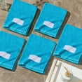 thumbnail image 6 of Tyidzon Face Towels Soft Lightweight Towels for Bathroom, 13 x 29 Inch Super Comfortable Quicker to Dry Towels, Highly Absorbent, Machine Washable Towel for Gym Travel Camp Pool - Blue, 6 of 7