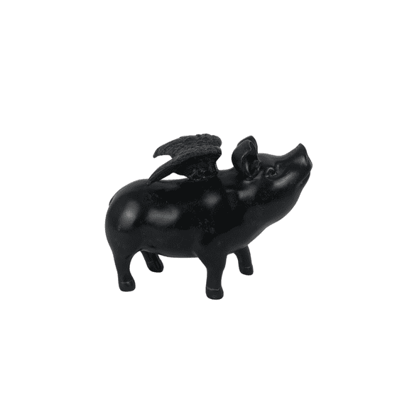 Figura cerdito alas CREACIONES DEKORA 14cm