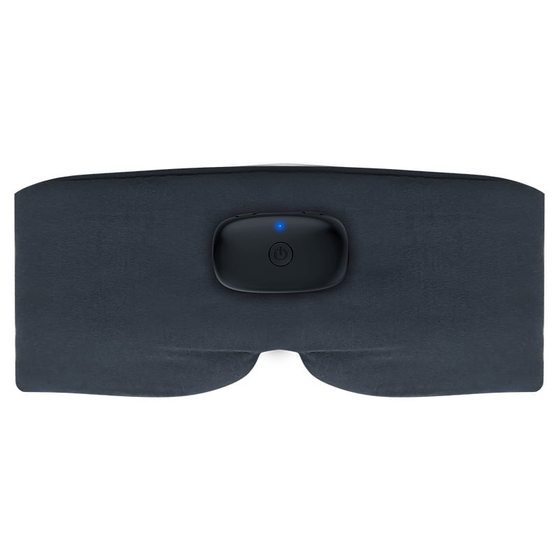 Multi-Functional Wireless Music Sleep Eye Mask with Thermal Heating and Voice Indicator Handheld Controller Eye Wrap with Multi-Level Heating and Bluetooth Link for Daily Comfort