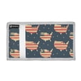 thumbnail image 2 of JIALIOU Nylon Trifold Card Wallet with ID Window Zipper Pocket for Men Women Teen States Shape Us Flag, 2 of 7