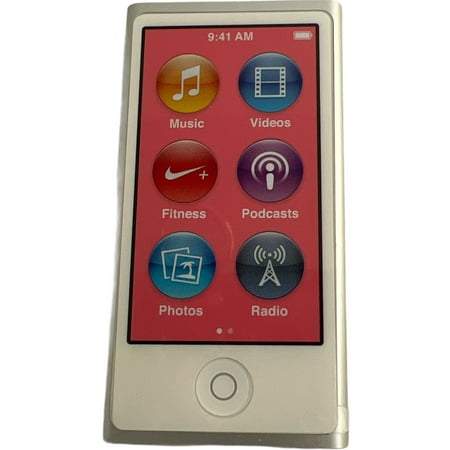 Apple iPod Nano 7th Gen 16GB Silver | MP3 Player | Used Like New Engraved