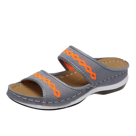 

Womens Shoes Fashion Hollow Out Knitting Crochet Flower Comfortable Slope Heel Slippers Sandals Summer Open Toe Slide Sandals Comfortable Flats Flip-Flops Casual Platforms Heeled Wedge Sandals A783