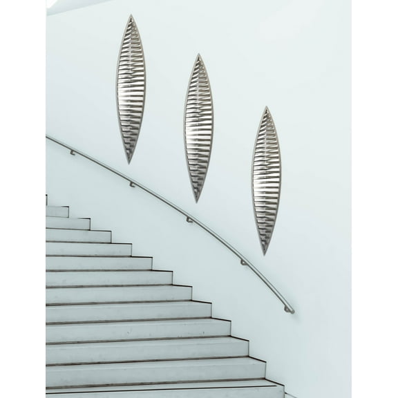 Wall Mirror - Decorative Metal Wall Mirror, set of 3pcs